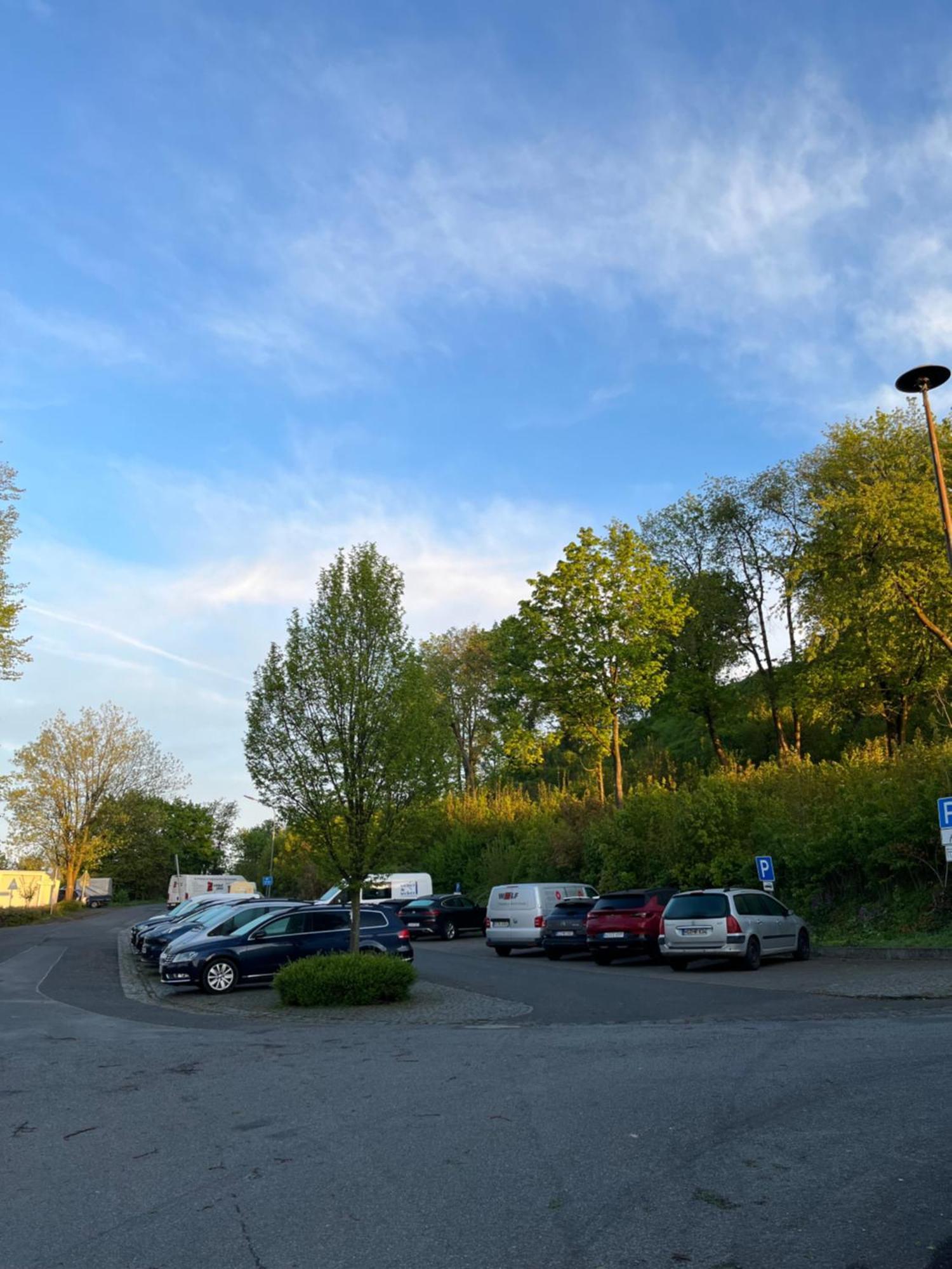 Hotel An Der Burg Biebertal Esterno foto